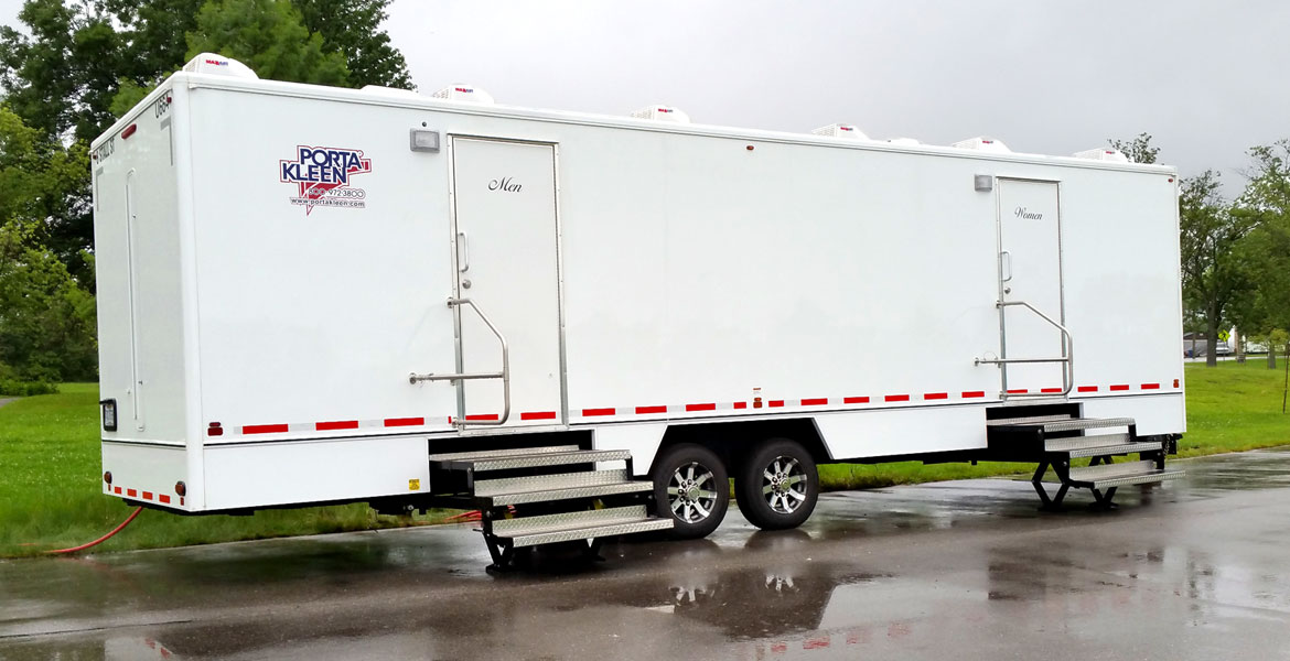 Indianapolis mobile shower Trailer rentals